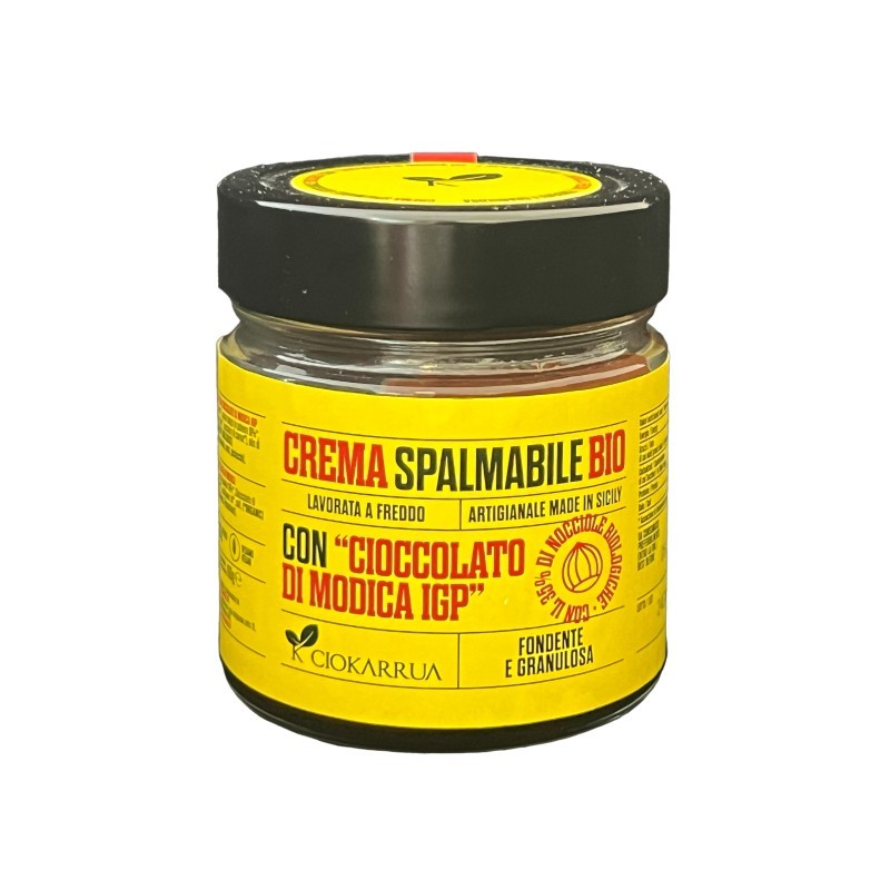 Spreadable chocolate cream from Modica