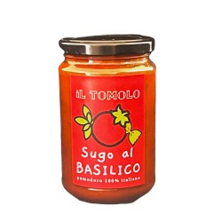 Gebrauchsfertige Kirschtomaten-Basilikum-Sauce